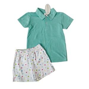 NWT Lullaby Set Size 12M Polka Dot Parker Set